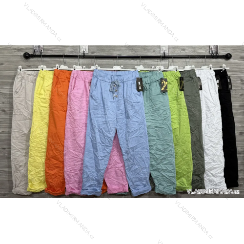 Nohavice strečové dámske (XS - XL ONE SIZE) TALIANSKA MÓDA IMPOZ25JW2563