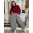 Nohavice manžerstrové  oversize dlhé dámske VERONA (M/L/XL ONE SIZE) TALIANSKA MóDA IMSM2511441