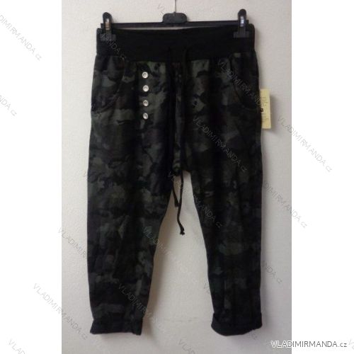 Tepláky krátke 7/8 maskáč dámske (sl) TALIANSKÁ MÓDA IM517009