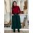 Nohavice elegantné s opaskom dámske LOLA (S/M/L ONE SIZE) TALIANSKA MóDA IMSM251150