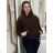 Mikina oversize s kapucňou dlhý rukáv dámska ILONA  (S/M/L ONE SIZE) TALIANSKA MÓDA IMWDZ251111