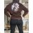 Mikina oversize s kapucňou dlhý rukáv dámska ILONA  (S/M/L ONE SIZE) TALIANSKA MÓDA IMWDZ251111
