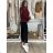 Mikina oversize s kapucňou dlhý rukáv dámska ILONA  (S/M/L ONE SIZE) TALIANSKA MÓDA IMWDZ251111