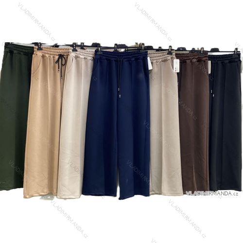 Nohavice dlhé elegantné dámske (S/M/L ONE SIZE) TALIANSKA MÓDA IMC25427