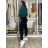Rifle jeans MOM FIT dámske nadrozměr (M-3XL) MOON GIRL MA525KF520-2/DU 3XL čierna
