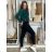 Rifle jeans MOM FIT dámske nadrozměr (M-3XL) MOON GIRL MA525KF520-2/DU 3XL čierna