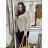 Cardigan krátký na knoflík dlhý rukáv dámsky MERYL  (S/M/L ONE SIZE) TALIANSKA MÓDA IMWGB251111/DU S/M/L sv. béžová