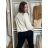 Cardigan krátký na knoflík dlhý rukáv dámsky MERYL  (S/M/L ONE SIZE) TALIANSKA MÓDA IMWGB251111/DU S/M/L sv. béžová