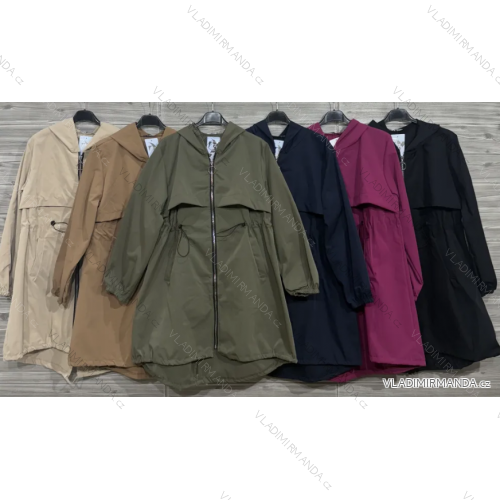 Kabát s kapucňou dlhý rukáv dámsky (S/M/L ONE SIZE) IMPOZ25JSD-13675