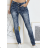 Nohavice jeans dlhé dámske (XS-2XL) TALIANSKA MÓDA IMPOZ25JW-JW22227
