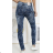 Nohavice jeans dlhé dámske (XS-2XL) TALIANSKA MÓDA IMPOZ25JW-JW22227