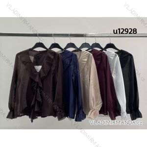 Tunika dlhý rukáv dámska (S/M/L ONE SIZE) TALIANSKA MÓDA IMM25M12928