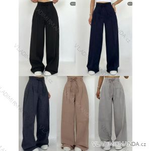 Nohavice dlhé s opaskom dámske (S/M/L ONE SIZE) TALIANSKA MÓDA IMM25M12825