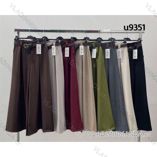 Nohavice dlhé s opaskom dámske (S/M/L ONE SIZE) TALIANSKA MÓDA IMM25M9351A