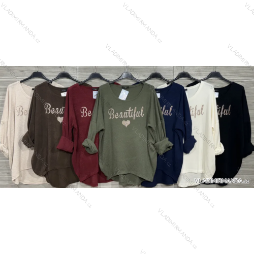 Tunika dlhý rukáv dámska (S/M/L ONE SIZE) IMPOZ25JSD-16774