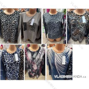 Katalog Tričko tunika dlhý rukáv dámske nadrozmerné (l-3XL) ERBOSSI ERB25ZARI