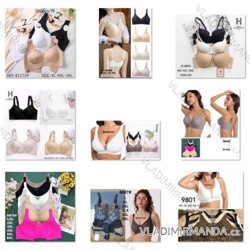 Podprsenky katalóg dámske bezšvové (S-2XL, XL-3XL) HANA, HEAT, MAGNOLIA MAG25ZARI