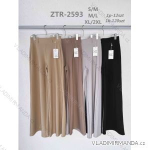 Nohavice dlhé elegantné dámske nadrozmer (S/M - M/L - XL/XL - XL/2XL) MIE25ZTR-2593
