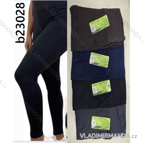 Legíny dlhé zateplené dámske nadrozmer (S - 2XL) MIE25B23028
