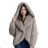 Kabát kožúšok dlhý rukáv dámsky (S/M/L ONE SIZE) IMPOZ25LE-6692