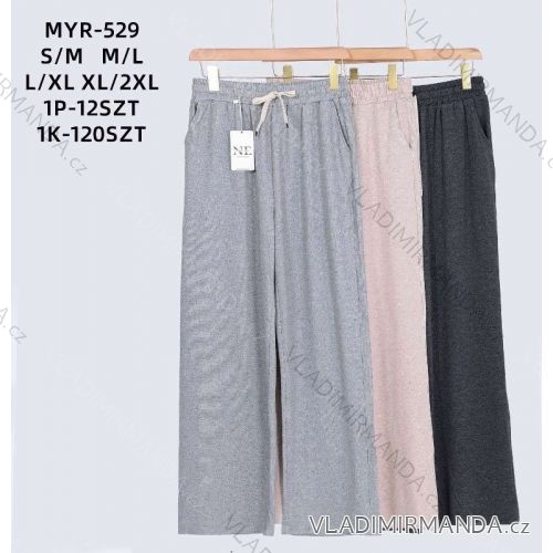 Tepláky dlhé dámske nadrozmer (S/M - M/L - XL/2XL) MIE25MYR-529