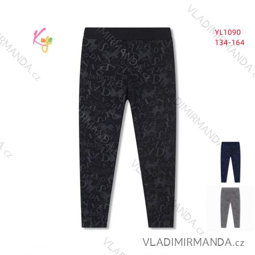 Legíny dlhé zateplené dorast dievčenské (134-164) KUGO YL1090