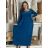 Šaty dlhé voľnočasové teplé dlhý rukáv dámske ALEX (S/M/L ONE SIZE) TALIANSKA MÓDA IM425574