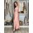 Šaty dlhé elegantné na ramienka dámske AMANDA  (S/M ONE SIZE) TALIANSKA MODA IM323022