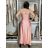 Šaty dlhé elegantné na ramienka dámske AMANDA  (S/M ONE SIZE) TALIANSKA MODA IM323022