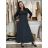 Šaty dlhé voľnočasové teplé dlhý rukáv dámske ALEX (S/M/L ONE SIZE) TALIANSKA MÓDA IM425574