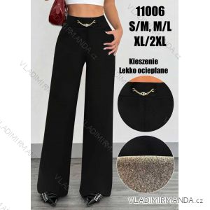 Nohavice elegantné dámske nadrozmer (S/M - M/L - XL/2XL) MIE2511006