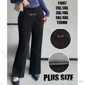Nohavice elegantné thermo dámske nadrozmer (2XL/3XL - 3XL/4XL - 5XL/6XL) MIE2511007