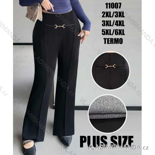 Nohavice elegantné thermo dámske nadrozmer (2XL/3XL - 3XL/4XL - 5XL/6XL) MIE2511007