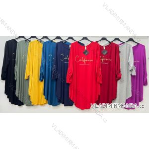 Tunika dlhý rukáv dámska (S/M/L ONE SIZE) TALIANSKA MÓDA IM425639