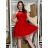 Šaty plesové elegantné na ramienka dámske (S/M ONE SIZE) TALIANSKA MóDA IM322303/UL S/M kráľovská modrá