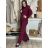 Nohavice elegantní s páskem dlhé dámske MERIDIT (S-M-L ONE SIZE) TALIANSKA MÓDA IMPDY25MDUE23957