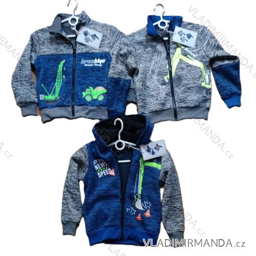 Mikina flaušová detská chlapčenská (98-128) SEZON SEZ2598-128/A