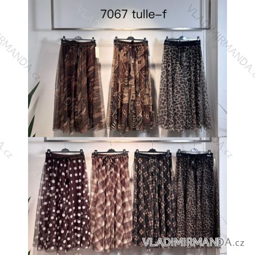 Sukňa dlhá dámska (XS/S/M ONE SIZE) TALIANSKA MÓDA IMM25M7067