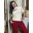 Sveter úpletový krátky rukáv dámsky KEYSY  (S/M/L ONE SIZE) IMWDF252704/DU S/M/L hnedá