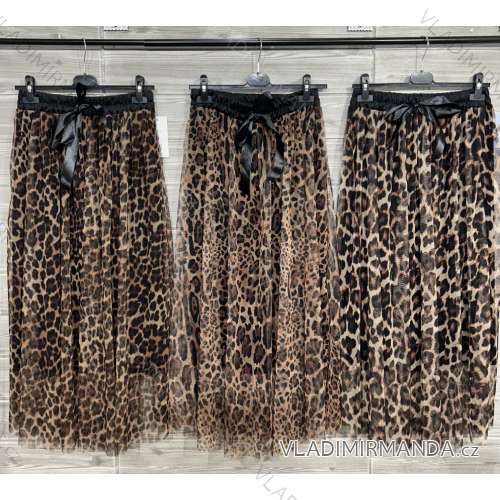 Sukňa dlhá leopardia dámska (S/M/L ONE SIZE) TALIANSKA MÓDA IMPOZ25SYO-24493