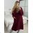Kabát flaušový baránkový dlhý rukáv dámsky (S/M/L ONE SIZE) TALIANSKA MÓDA IMD25238