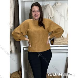 Sveter nabíraný dlhý rukáv dámsky DIARA  (S/M/L ONE SIZE) TALIANSKA MÓDA IMSM251136
