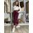 Nohavice dlhé s opaskom manžestrové  dámske SIMONA (XS/S/M ONE SIZE) IMPOZ25LV-25480