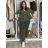 Mikina oversize na zips s kapucňou dlhý rukáv dámska WRITE  (M/L/XL ONE SIZE) TALIANSKA MÓDA IMPOZ25JSD-16583/DU M/L/XL biela