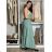 Šaty letné dlhé na ramienka variabilní zavazování dámske (S/M/L/XL ONE SIZE) TALIANSKA MÓDA IMM223000HG/DR limetková S/M