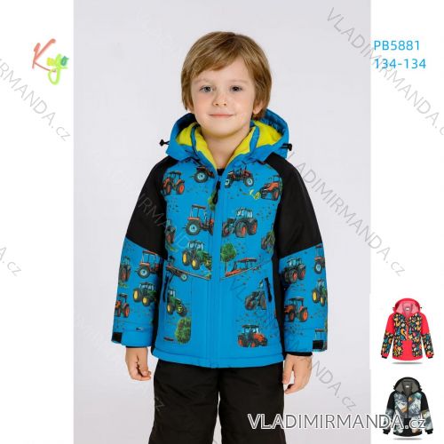 Bunda teplá detská chlapčenská a dievčenská (104-134) KUGO PB5881