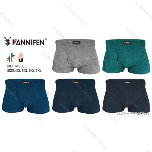 Boxerky bambus pánske nadrozmer (4XL-7XL) PESAIL PES25FM603