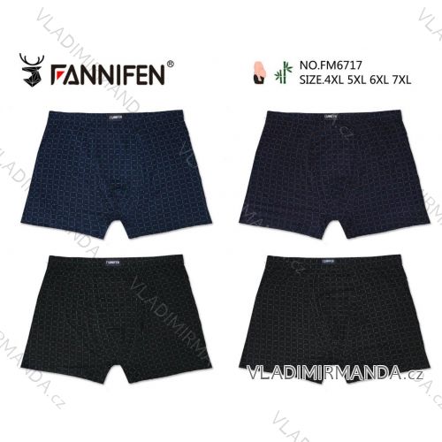 Boxerky bambus pánske nadrozmer (4XL-7XL) PESAIL PES25FM6717