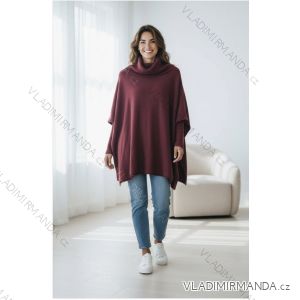 Sveter teplý dlhý rukáv dámsky nadrozměr (54/56/58 ONE SIZE) TALIANSKA MÓDA IMD25296