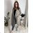 Kabát dlhý slabý s opaskom dlhý rukáv dámsky (S/M/L ONE SIZE) TALIANSKA MÓDA IMWKK252579